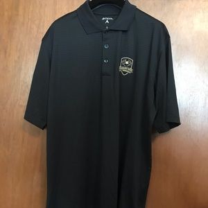 Antigua Desert Dry Black Polo Golf Shirt BN Sz L